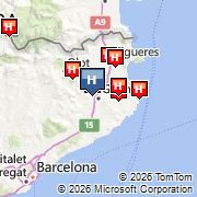 Mas Ferran hotel and spa Map